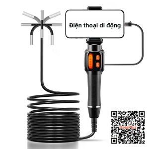 360 °   Camera Nội Soi Khớp Nối Quay Hai Chiều HD 1080P Type-C Camera Nội Soi Công Nghiệp Kiểm Tra Ô Tô Có Đèn LED Cho iOS Android