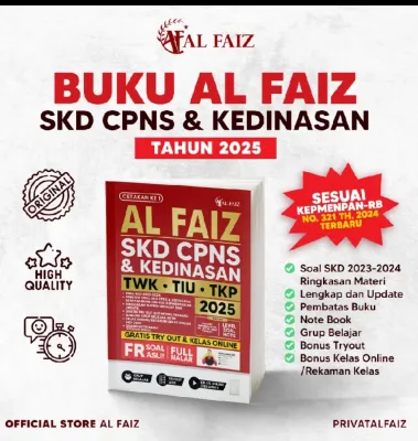 Buku CPNS 2025 - Privat Al Faiz Sukses SKD CPNS 2025 - AL Faiz - CMedia - BUKU CPNS 2025