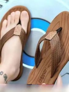 Dép Xỏ Ngón Thời Trang Mùa Hè Cho Nam Đi Biển Ngoài Trời Chống Trượt Đế PVC Dép Xỏ Ngón Thoải Mái Thoáng Khí