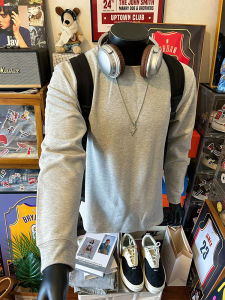 Mens Long Sleeve T-Shirt Pure Cotton Heavyweight Inner Wear Base Shirt Cleanfit Sweatshirt Shoulder Width Standard Length Regular