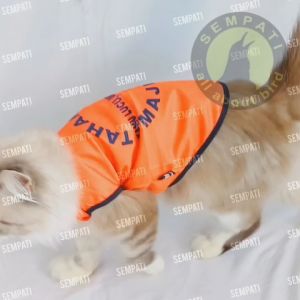SEMPATI Baju Kucing Model Tahanan Majikan Baju Hewan Peliharaan Kucing Anjing Kelinci Monyet Pakaian Kaos Singlet T-Shirt Kostum Santai