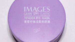 IMAGES Eye Mask Grape Seed Elasctic Tender Masker Mata isi 60 lembar