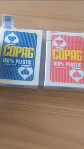 Copag Plastic Poker Cards – Waterproof Frosted Jumbo Index for Party & Home Games