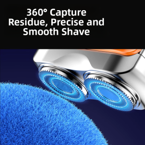 MONLEYTA | Portable Travel Electric Shaver For Men German Precision 2025 New Model Small Steel Cannon Gift For Boyfriend