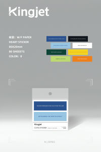 ป้ายไม่แห้ง Kingjet แท้ยาว ป้ายปิดบรรจุภัณฑ์ อุปกรณ์ธุรกิจสำนักงาน อุปกรณ์การศึกษา อุปกรณ์การศึกษาทางวัฒนธรรม