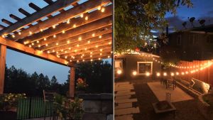 25pcs bulbs tungsten lamp Solar light Garden / Indoor Waterproof Solar G40 outdoor lighting Auto on/off Solar Fairy light USB + Solar Emergency light