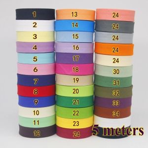 100% Cotton Bias tape 20mm width 3/4" Ironed Single Fold Binding Bias Tape For Garment Craft DIY Handmaking 5m/lot