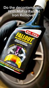 Mafra Fallout Iron Remover Cleaner 500ml (Decontamination cleaning for Car Wheel Rims Body Paintwork Trimmings Emblem)