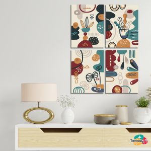 TENNESY HIASAN DINDING ABSTRACT AESTETIK 15x20CM WALL DECOR PAJANGAN KAYU DEKORASI DINDING KAMAR TIDUR RUMAH