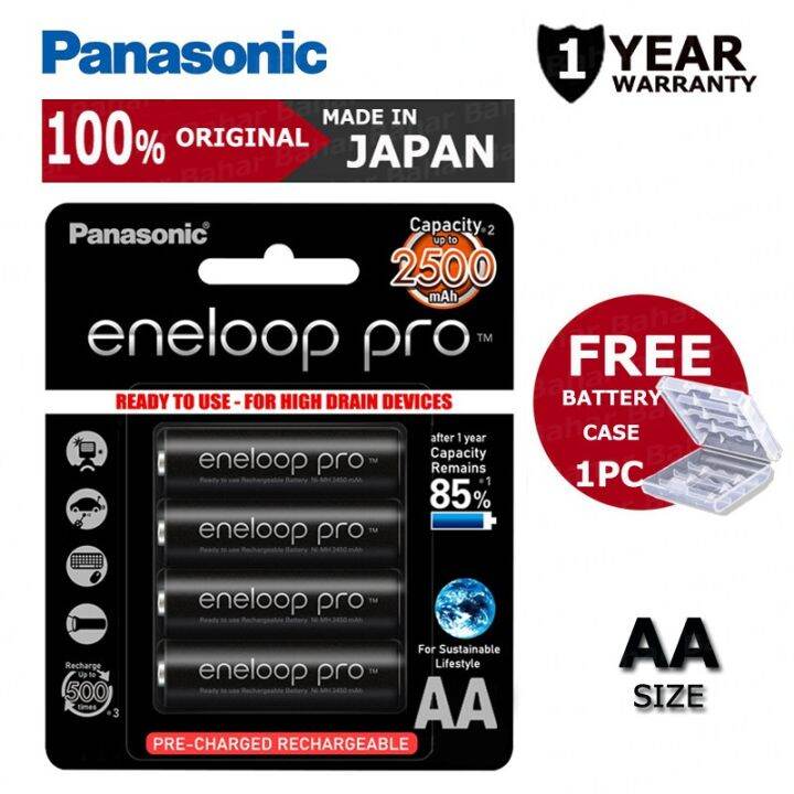 Panasonic Eneloop Pro Original Rechargeable Battery V Aa Aaa Ni Mh Pack Of In Shrink Pack