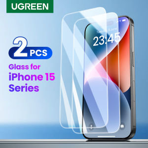 UGREEN 2PCS Borderless Full Screen HD Screen Protector with Film for iPhone 15 Pro Max iPhone 15 Plus