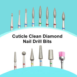 1Pcs Nail Drill Bit3/32”Diamond Drill Bit Nail Tech for Nail E-File Cuticle Remover BitSafety Drill Bits for Manicure Pedicu