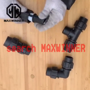 PE Compression Female Adapter Pipe Adapter Water Pipe Fittings 1/2" 3/4" 1