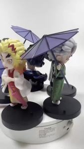 Bandai | New 12style Demon Slayer Official Periphery Plum Rain Series Blind Box Handmade Car Model Ornament Collectible Gift Toy