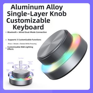 Sikai | Multimedia Customizable Bluetooth Keyboard with Dual-layer Knob Wireless Design