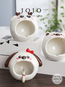 Luxurious European Style Ceramic Ashtray Simple Elegant Living Room Decorative Item JOJOS L PD Chase Creativity Gift