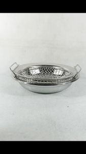 Alat Tirisan Komplit: Saringan Bulat & Mangkok Stainless