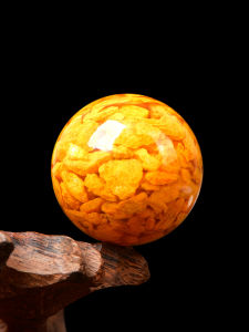 Natural Raw Ore Red Orpiment Crystal Sand Cinnabar DIY Hand-Knitted Rope Scattered Beads Crystal Ornament Bead Accessories Transparent