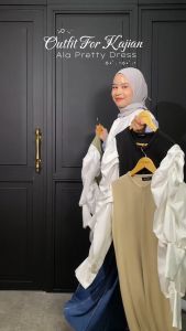Mybamus Jasmine Puff Dress Gamis Lebaran 2025 Viral