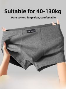 Miiow | Loose Fit Pure Cotton Mens Underwear Large Size Boxer Shorts New 2025 Style Comfortable Breathable Antibacterial Briefs