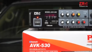 แอมป์ขยายเสียง Proplus AVK-530 [ขับตู้ 6-15นิ้ว] Proplus AVK-530 แอมป์ มี USB บูลทูธ แอมป์คาราโอเกะ แอมป์ขยายเสียง