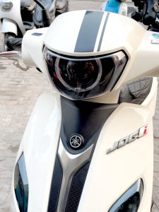 ไฟหน้ารถจักรยานยนต์ LED Laser Lens 75W กันน็อคแบบพร้อมครอบ ไฟส่องสว่างสูง 5 ชั้น สำหรับรถจักรยานยนต์ ไฟหน้ารถ ไฟส่องสว่าง