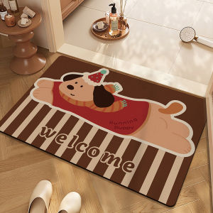 Water Absorbent Non-slip Bathroom Floor Mat