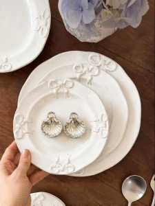 MODERN SWEETHOME | Underglaze Colored Ceramic Plates Household