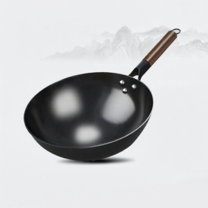 Non-Stick No Coating Lightweight Iron Wok