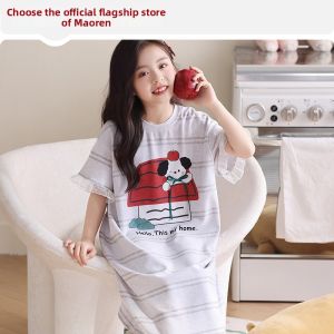 MiiOW | Cute Cotton Short-sleeve Girls Nightgown