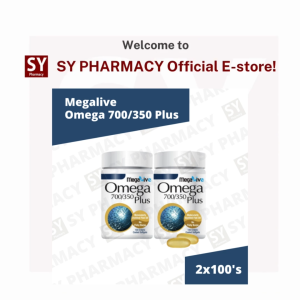 MegaLive Omega 700/350 Plus Gold enteric coated Softgel 100s/2x100s (Exp: 01/2028)