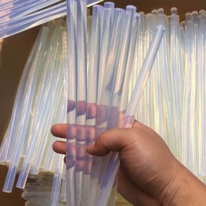 100Pcs Hot Melt Glue Stick Hot Melt Sticks (7 x 190mm) for DIY Art Clear Glue Gun