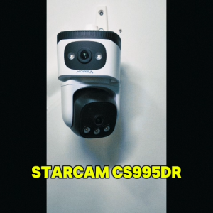 Starcam Smart camera HD Full Color Dual Lens PT Camera CS995DR | StarCam CS995DR StarCam dual-lens camera Full color night vision camera | HD PT camera | Pan tilt security camera | StarCam smart camera | Wireless security camera | 360-degree
