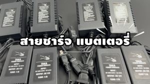 สายชาร์จ แบตฯ เครื่องพ่นยาแบตเตอรี่ 1A 1.7A และ สายชาร์จแบตลิเธียม 1.3A ประกัน 7วัน สินค้ามาตรฐาน นาสวนไร่