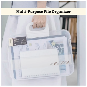 Ready Stok Fail A4 Bekas Kertas Tahan Lasak Anti Tekanan Multi-Purpose PS Big Capacity File Document Organizer Box Beg Tuition Portable Storage Case Handle Dual Lock Waterproof Folder Student Kotak Pejabat Sekolah Rumah Travel Anti-Scratch School Kids