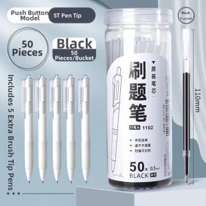 Quick Drying Black Medium Point Refill 0.5mm