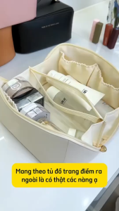 Túi Đựng Mỹ Phẩm Gia Đình Chống Nước Nhiều Ngăn Da PU Cao Cấp – Túi Đồ Cá Nhân Du Lịch Tiện Lợi