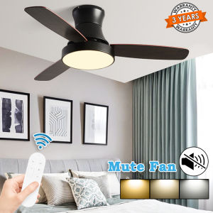 【GOGEOUS】风扇灯42/48inch ceiling fan with light remote control DC motor 6 speed cooling fan ceiling fans angin kuat kipas siling lampu ruang tamu wooden blades fans ceiling fan light for living room bedroom