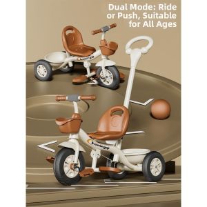 BAQILING | Baby Tricycle Toddler Push and Ride