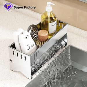 Stainless Steel Kitchen Storage Rack Draining
