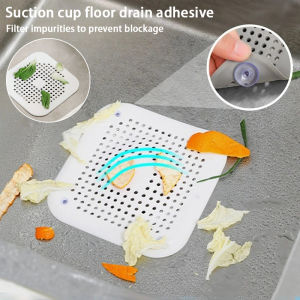 1PC Hot Selling Household Sewer Floor Drain Plug Floor Drain Mat Kitchen and Bathroom Anti Clogging Hair Filter Anti Odor Filter