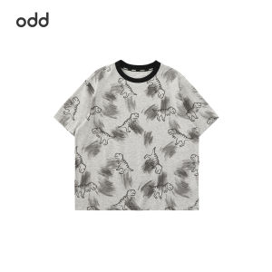 Boys Youth Summer Ink Wash Style Loose Stain Resistant T-Shirt