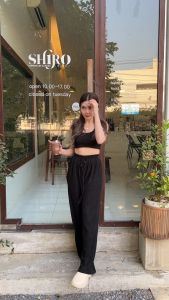 🌈SpinnyHouse🌈ชุดเซ็ต 2 ขิ้น  ผ้าเปลือกไม้ 🥰ผ้ายืดหยุ่นใส่สบาย พรางหุ่น  รุ่น เซตพัทลุง B-051-4-A