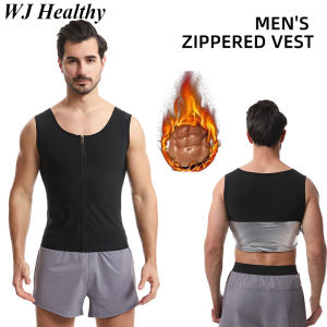 【WJ】Sports Sweat absorption support vest Mens fitness zipper waist belt Womens sports slim fit shapewear