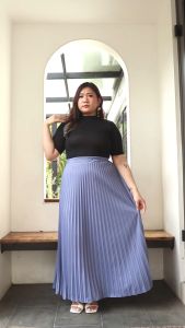 (02) MBL Rok Plisket Payung Pleated Skirt Jumbo XXXL / Rok Mayung Jumbo NEW COLOURS!!