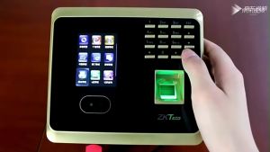 ZKTeco Biometrics Fingerprint Time Attendance Machine Security System Clock Time Recorder Punch Card Machine Password Check-in Card Reader USB Automatic Report Generation