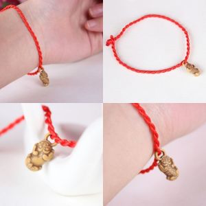 Corinna Lucky bracelet red string pendant bracelet 1PCS
