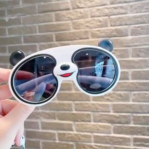 Kính râm gấu trúc - nhựa dẻo - dễ thương cho bé