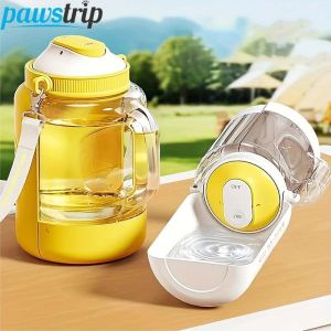 Large Capacity Pet Dog Water Bottle Folding Outdoor Pet Food Dispenser for Small Medium Large Dogs Pet Supplies