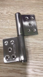 201 Stainless Steel Flagpole Hinge Detachable Bathroom Anti-theft Door Welded Butterfly Hinge